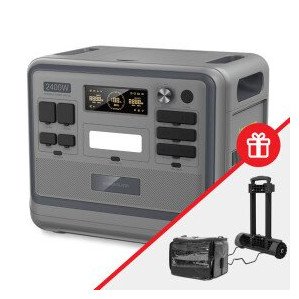 원더스리빙 원더랜드 PPS2400 파워뱅크 캠핑용 인산철 올인원 배터리 2048Wh > 캠핑/레저