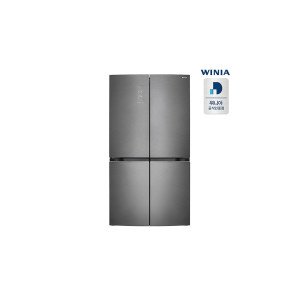 [위니아대우] 듀얼 독립냉각 메탈 청정 탈취 프렌치 냉장고 886L WWRW938EEMPS