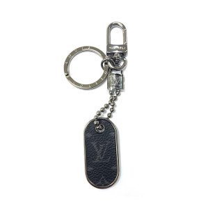 [루이비통] M63618 모노그램 ID 탭 백 참 키 홀더 실버 키홀더